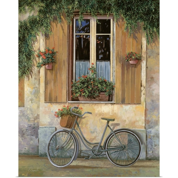 Great BIG Canvas | Rolled Guido Borelli Poster Print entitled La Bici