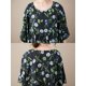 thumbnail image 5 of Vestido, Vestido suelto de mujer con bolsillos Vestido de playa de vacaciones informal de media mang Abanopi Dientes de león negros, 5 of 7