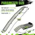 thumbnail image 7 of Evcitn Versatile Loading Ramps for Pickup Trucks,77.2"L x 9.8"W 1212 Lbs Truck Ramps,Steel Folding Motorcycle Ramp,Ramps for Lawn Mower,ATV/UTV,Snow Blower,Dirt Bikes,Carts,Trailers(1 pc), 7 of 7