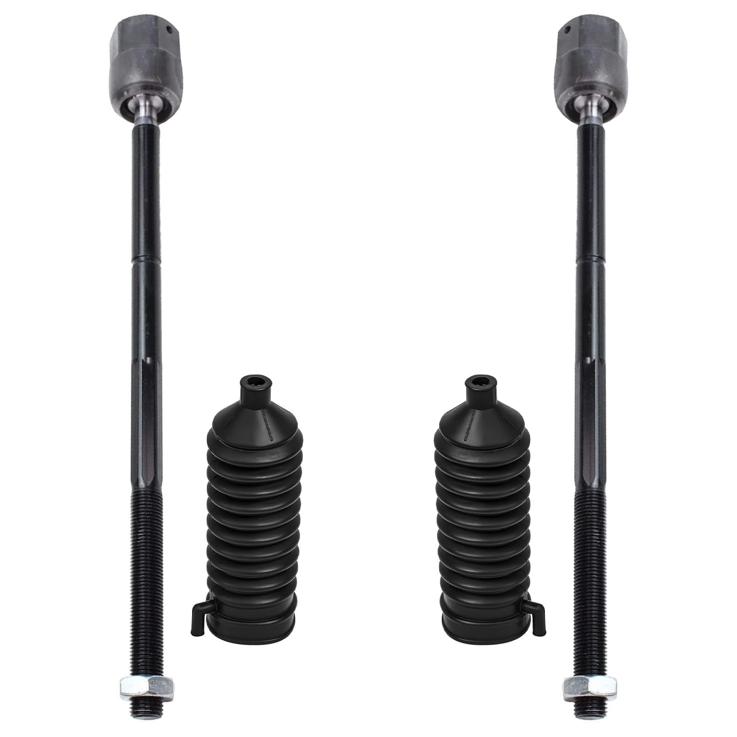 Detroit Axle - Front Inner and Outer Tie Rods w/Boots Ball Joints Sway Bar Links Replacement for 1994-2004 Ford Mustang