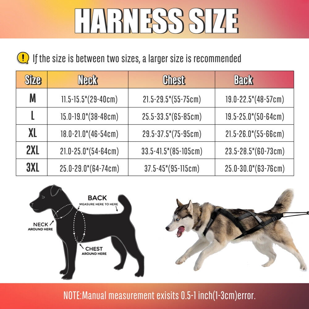 Pet Artist Pet Dog Weight Pulling Harness Reflective Training Sledding Vest Adjustable for Medium Large Breeds Rottweier Mastiff Pitbull