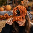 thumbnail image 4 of Halloween Print Baseball Cap Adjustable Snapback for Men Women Curved Brim Classic Casual Daily Hat, 4 of 5