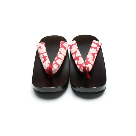 DEAR VANILLA Authentic Japanese Yukata Kimono Geta Sandals 24.5cm US Size 7.5 SD-0243