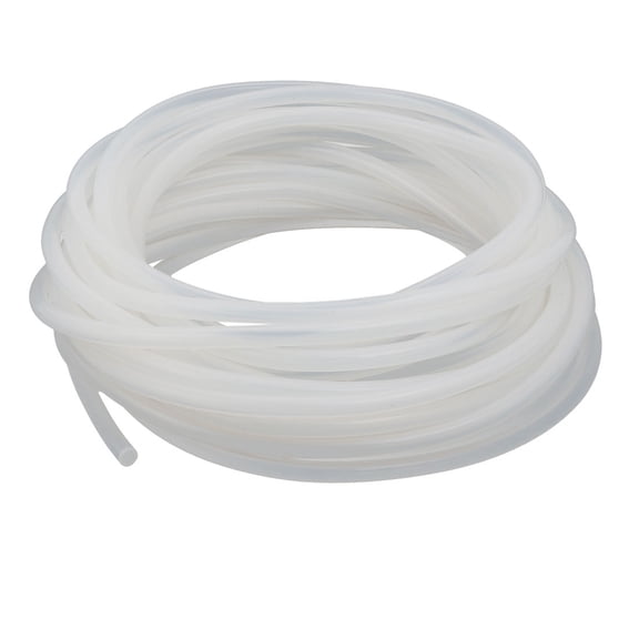 Unique Bargains 4mm x 6mm High Temp Resistant Silicone Rubber Tube Hose Pipe Milky 10 Meter Long