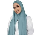thumbnail image 2 of WCJM FemaleHead Scarf Solid Color Long Scarf Wrap Scarves Cotton Scarf For Women Fashion W, 2 of 4