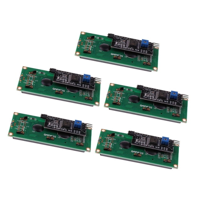 Paquete de 5 IIC / I2C / TWI Interfaz Serial 1602 Pantalla de Módulo de 16 X 2