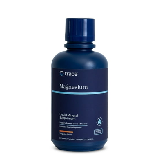 Trace Minerals Magnesium Liquid - Liquid Mineral Supplement for Energy Support - Heart Health, Muscle & Bone Support - Relaxation Aid - Natural Ingredients - Easy-to-Use - 16 fl oz (32 Servings)