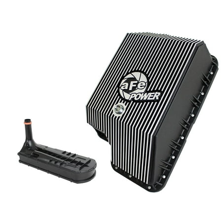 - afe Transmission Pan (Black); Ford Diesel Trucks 03-10 V8-6.0/6.4L (td)
