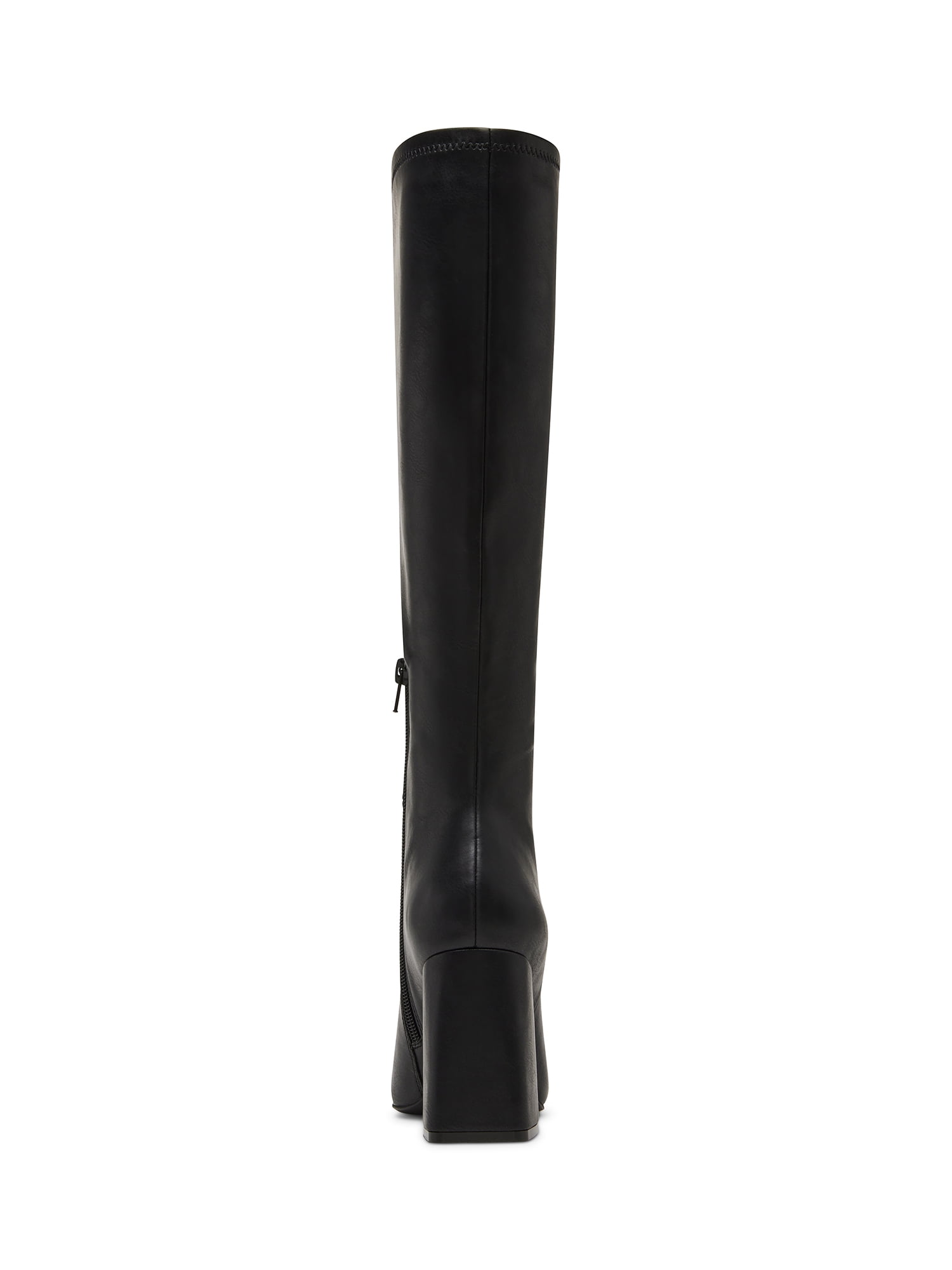 Madden Girl Women's Wesley Block Heel Tall Shaft Boot (Wide Calf Available)