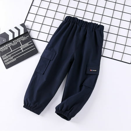 

THE WILD Casual Pretty Boys Casual Trousers Cargo Pants Spring Summer Fashion Elastic Cuffs Pants
