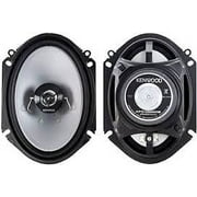 Kenwood KFC-C6866S 6x8 2-Way Coaxial Car Speakers, 500W Peak Power, Stereo Audio Speakers, Pair