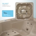 thumbnail image 3 of Aqualife by Strong Spas Inland 6 Person Square Hard Side Plug & Play Hot Tub, 24 Jets, Cobblestone, 3 of 15