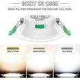thumbnail image 3 of For 12pcs 7W White LED Downlight Recessed Ceiling Lights for Slim Spot Lighting, 3 of 4