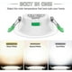 thumbnail image 3 of For 12pcs 7W White LED Downlight Recessed Ceiling Lights for Slim Spot Lighting, 3 of 4