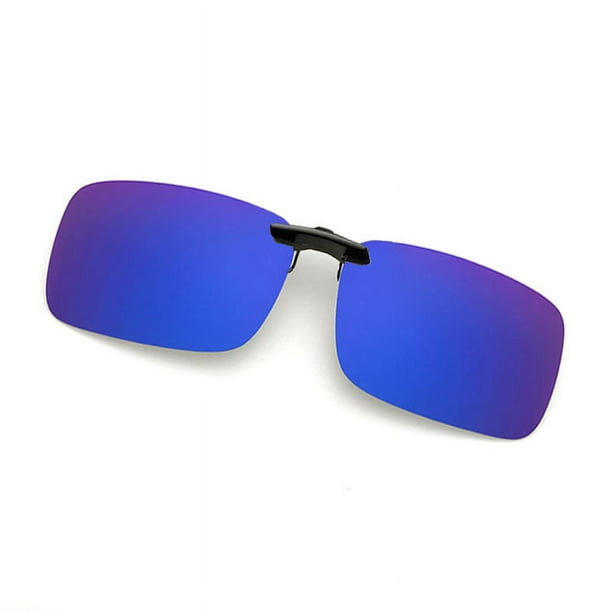 Deep Blue Film-Unisex Clip-on Polarized Sunglasses Suitable for