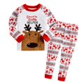 thumbnail image 1 of Pijamas de Navidad para niños, niñas, elfo, Papá Noel, ropa de dormir para niños pequeños, Navidad con sombrero, ropa de dormir, regalo de Año Nuevo, ropa de 2 a 14 años, 1 of 4