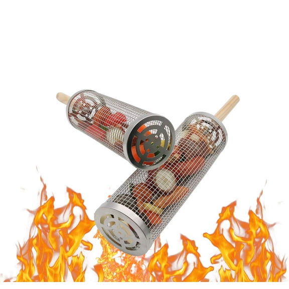 Rolling Grilling Basket 2PCS