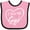 Pink and Black, variant on Inktastic I Love My Gigi in White Chalk Heart Boys or Girls Baby Bib