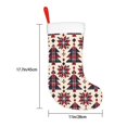 Christmas Stocking, Holiday Tree Stocking with Hanging Loop for Mantel ...
