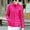 Hot Pink, variant on Qunyiney Zip Up Womens Jacket Puffer Casual Solid Black Lightweight Jacket Warm Stand Collar Long Sleeve Slim Short Hoodless Coats