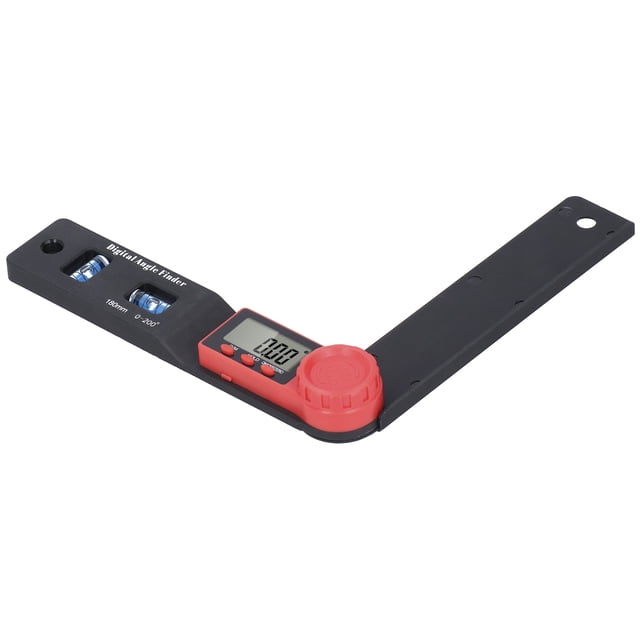 Digital Angle Finder Protractor, 180mm 200 Digital Goniometer, Woodworking Protractor for Angle/Length Measuring Protractor Woodworking Accessory