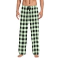 thumbnail image 2 of Mens Plaid Pajama Pants Big And Tall Bottoms Pants Cotton Baggy Holiday Plaid Pants Sleeping Loungewear, 2 of 4