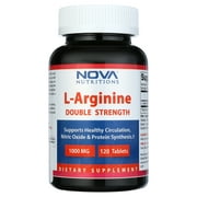 Nova Nutritions L-Arginine 1000 mg Tablets, 120 Ct