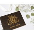 thumbnail image 5 of Darling Souvenir Personalized Engraved Laser Cut Wedding Guest Book Wooden Cover Sign-in Book Registry Guestbook Scrapbook-QU, 5 of 7