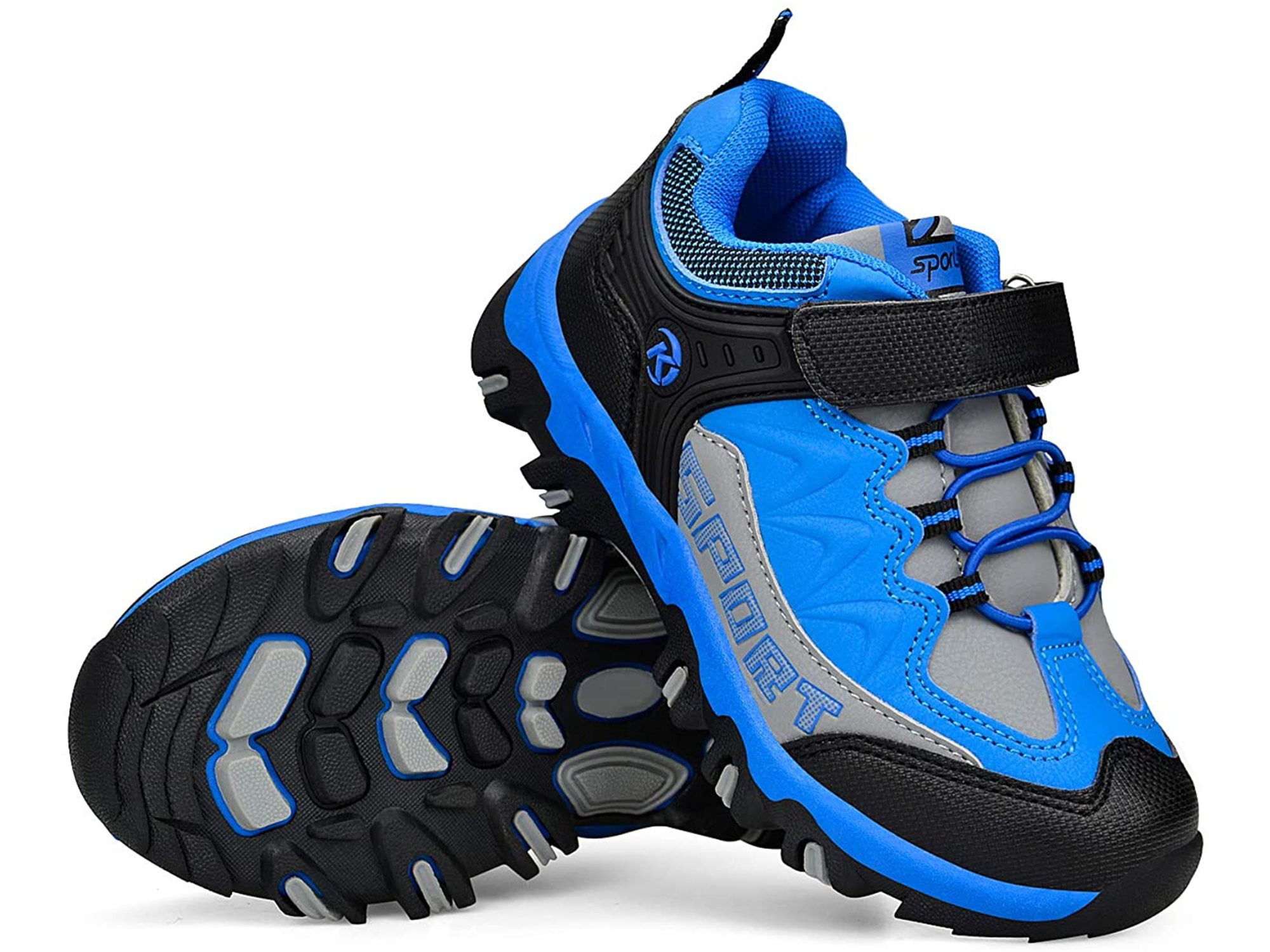 Biacolum Boys Shoes Hiking Waterproof Tennis Running Sneakers for Kids Dark Gray 6 Big Kid