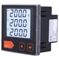 thumbnail image 4 of Amperímetro digital ANGGREK LNFA73 Pantalla LCD inteligente Medidor de Corriente trifásico digital, 4 of 8