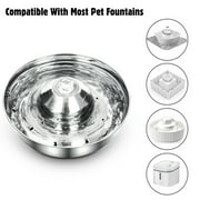 8 Pack Filter for USB Port Best Cat Water Fountain Stainless Steel, Automatic Pet Water Fountain with Smart Pump