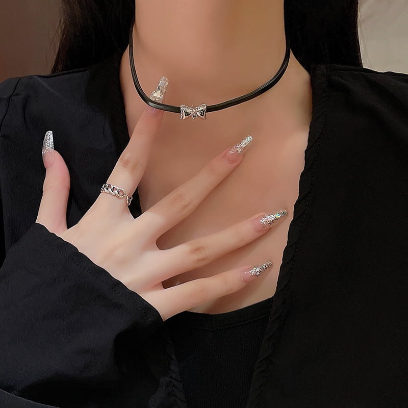 Collar Escombros Naturales Perlas Collar Vintage De Piedra