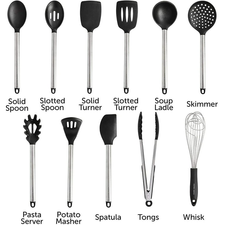 Home Hero 41 Pcs Stainless Steel Kitchen Utensils Set - Cooking  Utensils Set & Spatula - First Home Essentials Utensil Sets - Household  Essentials Kitchen Gadgets (41 Pcs Set without Utensils