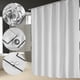 thumbnail image 4 of Cortina De Baño, Con Cortina De Ducha De Ganchos Colgantes, Baño Impermeable Para El Hogar ANGGREK AGX2742, 4 of 8