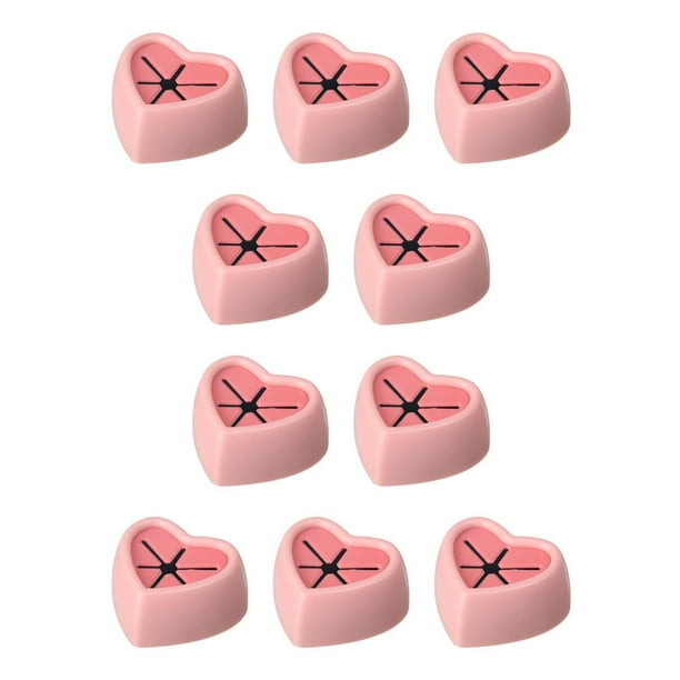 Toallero de pared Injueey organizador de clip antideslizante extraíble Rosa 10Conjunto