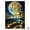 A, variant on SSKFHGI DIY Beach Moonlight Painting Round Diamond Full Diamond Decoration Room
