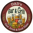 thumbnail image 1 of DAD's Bar and Grill 14" Round Metal Sign Kitchen Wall Decor 100140020501, 1 of 1