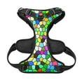 thumbnail image 5 of Coaee Colorful Tie Dye Stained Glass Dog Harnesses Vest No-Pull with Traction Rope for Small, Medium and Large Dogs - Small, 5 of 8