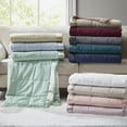thumbnail image 2 of Madison Park Windom Microfiber Down Alternative Stain Resistant Blanket, Twin, Grey, 2 of 7