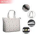thumbnail image 2 of White Christmas Tree and Ornament Pattern Travel Tote Bags for Women Carry On,Large Weekender Bags for Women Travel,Multi Functional Duffle Bag for Work,Shopping,Sports, 2 of 5