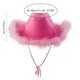 thumbnail image 1 of Sombrero de vaquero rosa, sombrero de vaquero de fieltro con cordón para el cuello, accesorios para disfraces de fiesta de Cosplay, vestido de juego para mujeres, 1 of 9