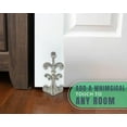 thumbnail image 6 of Comfify Door Stop, Cast Iron, Fleur-De-Lis Design, Felt Bottom, White Finish, 6 of 7