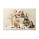 thumbnail image 2 of Christmas Holiday Embroidery Style Non-Slip Absorbent Kitchen Floor Mat, Washable Indoor Doormat for Entryway Bathroom Laundry Room Decor, 2 of 6