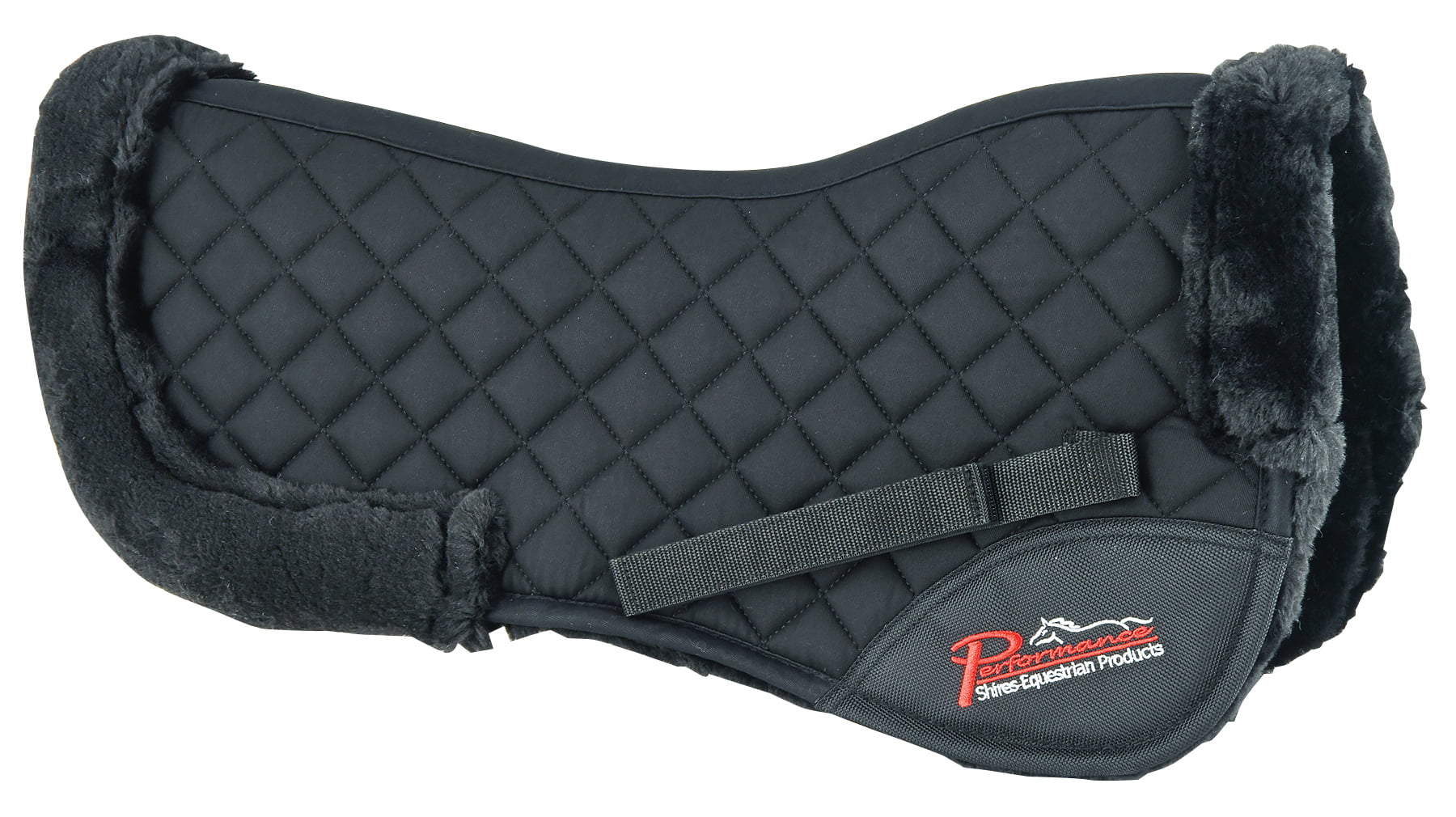 Shires Equestrian Supafleece Half Saddle Pad Protects Against Chafing 