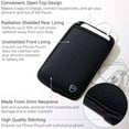 thumbnail image 2 of SYB Phone Pouch, EMF-Proof Phone Sleeve for Cell Phones up to 3.25" Wide, Blue, 2 of 6