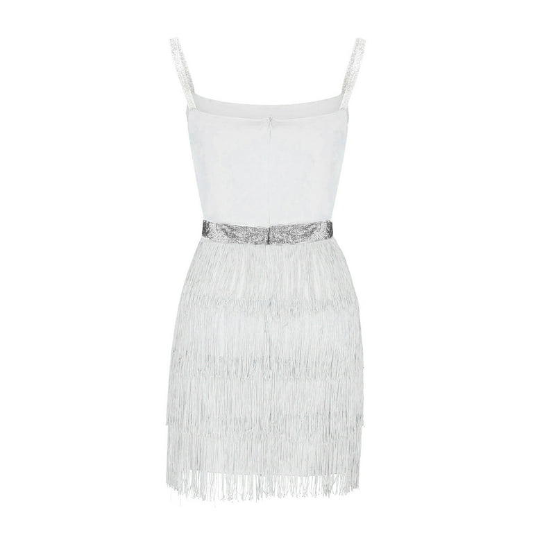short white linen dress Beloved Puff Sleeve Linen Blend Mini Dress White