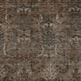 thumbnail image 5 of HomeRoots 603315 9 x 12 ft. Brown, Tan & Charcoal Damask Washable Indoor & Outdoor Rectangle Area Rug, 5 of 5