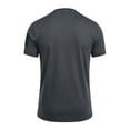 thumbnail image 6 of Mens Loose Fit Tactical T-Shirts Crew Neck Quick Dry Polyester Hook Loop Patch Breathable Short Sleeve Outdoor, Gray, 2XL, 6 of 6