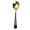 Gold4, variant on Durable Soup Spoons - 1 PC Round Spoon, 6.2 Inch 18/10 Stainless Steel Finished Table Dinner Spoons for Soup, Cereal, Dessert, Dishwasher Safe & Line Pattern,Easy to Clean(Gold3,6.2X1.7")