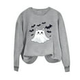 thumbnail image 4 of Heisall Womens Sweatshirts 2025 Autumn Winter Round Neck Halloween Print Long Sleeve Casual Fashion Loose Hoodless Tops, 4 of 5